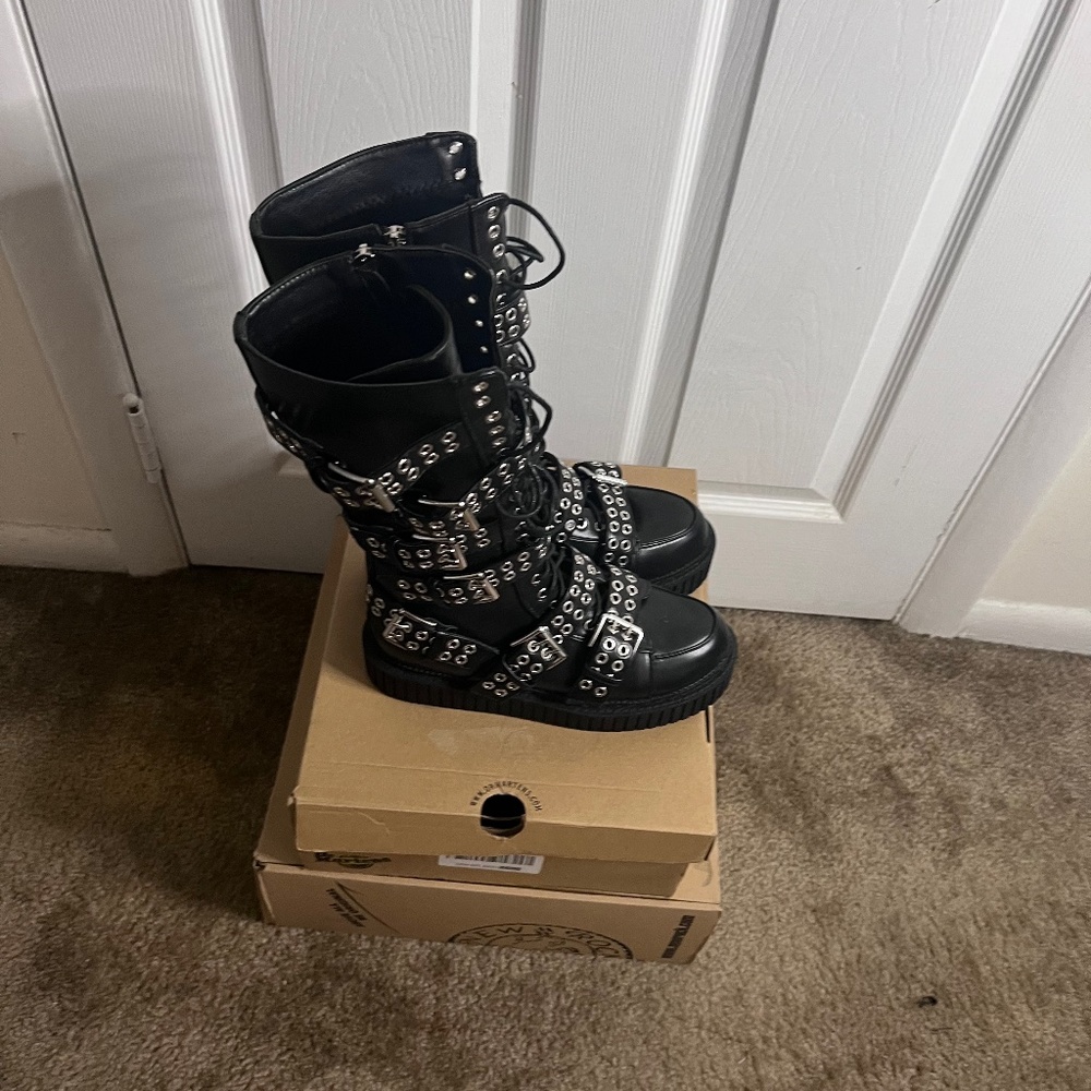 Current Mood Laceup, Buckleup Platform Boots